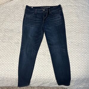 American Eagle Outfitters Dark Indigo Skinny Jeans